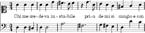 excerpt in musical notation
