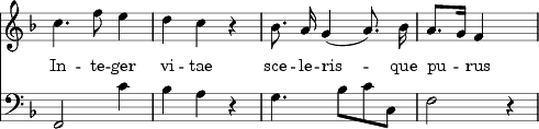 excerpt in musical notation